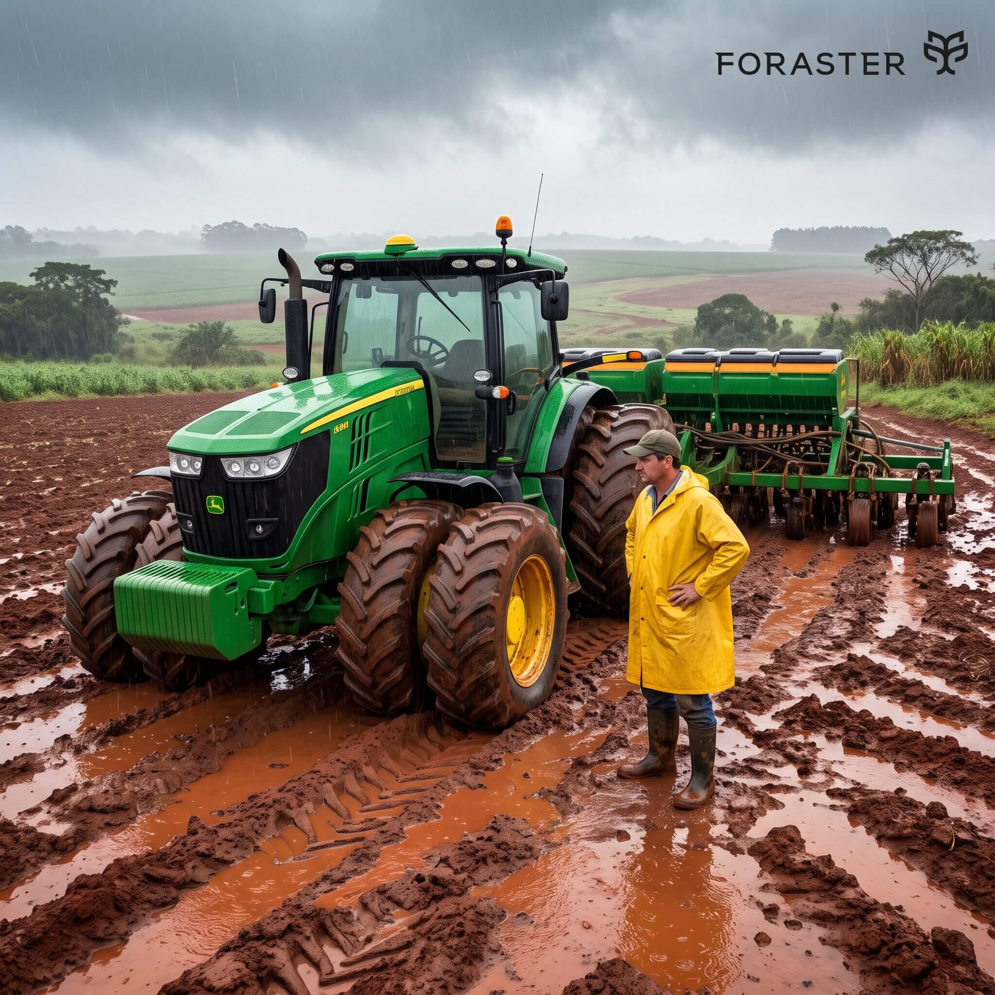 Excesso de Chuva Desafia Produtores e Atrasa Operações no Campo Precipitações frequentes em áreas do Sul, Sudeste e Centro-Oeste dificultam o plantio e exigem atenção dos produtores diante da previsão de continuidade das chuvas.
O excesso de chuva tem imposto desafios aos produtores rurais em diferentes regiões do Brasil, dificultando o avanço das operações no campo e atrasando o plantio de culturas como soja, milho e feijão. Segundo Alexandre Nascimento, sócio da consultoria Nottus, a frequência das precipitações tem sido maior em áreas como São Paulo, Mato Grosso do Sul e Paraná, onde a umidade elevada já interfere na rotina agrícola.
O cenário chama a atenção porque os impactos das chuvas não estão restritos ao Rio Grande do Sul, região frequentemente associada aos efeitos do El Niño. De acordo com Nascimento, as frentes frias têm avançado pelo Sudeste e Centro-Oeste e, em alguns episódios, alcançado também a Bahia, favorecendo a ocorrência de precipitações em importantes áreas produtoras.
Solo encharcado dificulta o plantio
No Paraná, a sequência de chuvas tem reduzido as janelas disponíveis para a realização dos trabalhos no campo. Com o solo muito úmido, máquinas e equipamentos encontram dificuldades para operar, enquanto o produtor precisa esperar por condições mais adequadas para avançar com a semeadura.
O problema é que a demora pode comprometer o planejamento da safra e concentrar as operações em períodos mais curtos. Além disso, a continuidade das precipitações dificulta a definição do melhor momento para entrar com as máquinas nas lavouras.
Nascimento também destaca que as chuvas vêm interrompendo atividades em outras áreas agrícolas do Centro-Sul, incluindo regiões produtoras de cana-de-açúcar. O comportamento irregular do tempo exige que os produtores acompanhem as condições locais antes de retomar os trabalhos.
Chuva irregular exige cautela no início do plantio
Enquanto algumas áreas enfrentam excesso de umidade, outras ainda dependem de chuvas mais regulares para iniciar ou avançar com o plantio. No oeste da Bahia e em partes do Tocantins, Goiás e Distrito Federal, as precipitações começam a alcançar regiões agrícolas que aguardavam melhores condições de umidade.
O alerta de Nascimento é que uma chuva isolada, mesmo com volume significativo, não garante condições favoráveis durante todo o período de estabelecimento da lavoura. Se o solo voltar a secar por vários dias após a semeadura, a germinação pode ser prejudicada e aumentar o risco de replantio.
Por isso, a decisão de plantar precisa considerar não apenas a chuva já registrada, mas também a previsão para os dias seguintes e a capacidade de manutenção da umidade no solo.
Original de Noticias Agricolas
Jurídico, Gestão, Inovação e Tecnologia são os quatro pilares de consultoria e assessoria no Agronegócio da Foraster Agrointeligência.
Contato@foraster.com.br
Foraster.com.br