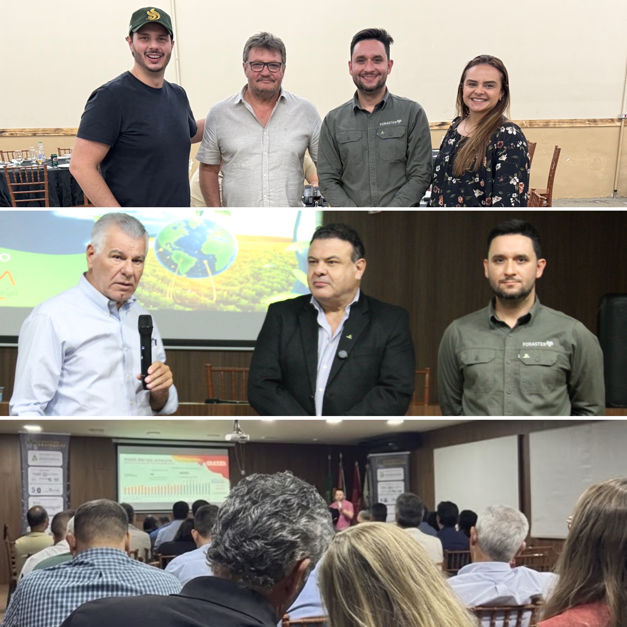 Foraster Agrointeligência participa do Caminhos da Soja 2026 em Maringá A Foraster Agrointeligência esteve presente na etapa de Maringá do 12º Caminhos da Soja, realizada no dia 3 de setembro, na Sociedade Rural de Maringá.
Promovido pela Aprosoja Paraná, o Caminhos da Soja percorre diferentes regiões produtoras do Estado levando informação, conhecimento e análises sobre temas estratégicos para a atividade rural e para o futuro da sojicultura.
Em Maringá, a programação reuniu produtores, lideranças e profissionais do agronegócio para discutir temas relacionados a planejamento tributário e societário, tecnologia, produção, mercado e rentabilidade, contribuindo para uma visão mais ampla dos desafios e oportunidades do novo ciclo da soja.
A participação da Foraster também está diretamente relacionada à atuação de seu diretor, Nivaldo Forastieri, que exerce a função de Diretor Vice-Presidente da Região Norte da Aprosoja Paraná. A atuação alia a experiência de quem vive o agronegócio à representação institucional dos produtores rurais.
Para a Foraster Agrointeligência, estar próxima de iniciativas como o Caminhos da Soja reforça um dos seus principais propósitos: transformar informação e conhecimento em inteligência para decisões mais estratégicas no agronegócio.
A Foraster agradece especialmente à Sociedade Rural de Maringá, ao presidente Henrique Pinto, ao Alcides e a toda a equipe da entidade pelo apoio, parceria e estrutura disponibilizada para a realização do evento.
Conhecimento, representatividade e inteligência a serviço do agronegócio.
--------
Jurídico, Gestão, Inovação e Tecnologia são os quatro pilares de consultoria e assessoria no Agronegócio da Foraster Agrointeligência.
Contato@foraster.com.br
Foraster.com.br