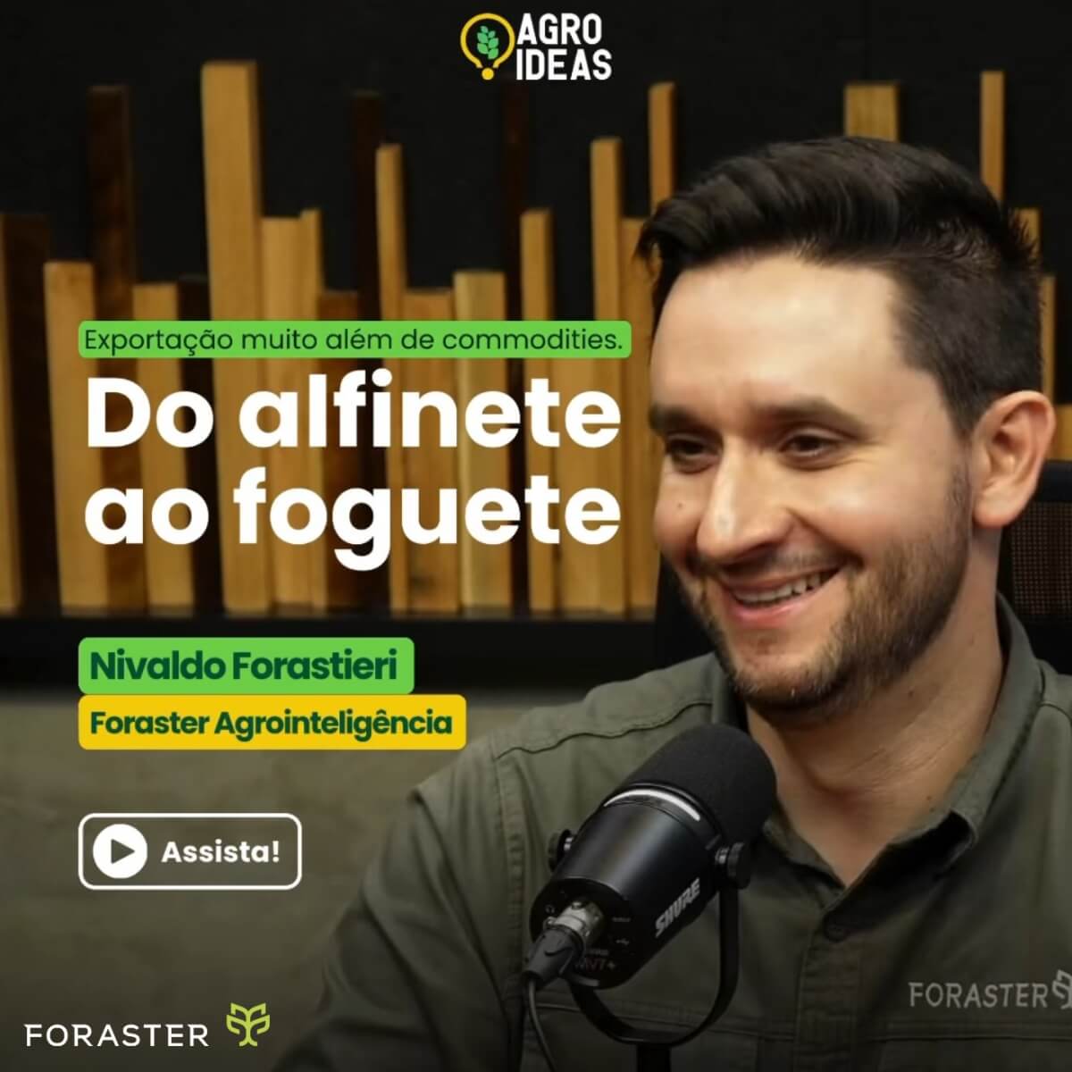 Diretor da Foraster Agrointeligência, Nivaldo Forastieri, Participa do Podcast Agro Ideas Destaque no Podcast: Nivaldo Forastieri Compartilha Insights Cruciais para o Agronegócio e Liderança.
É com grande satisfação que anunciamos a participação de Nivaldo Forastieri, nosso diretor, em um episódio imperdível de podcast! A entrevista abordou temas de extrema relevância para o cenário atual, oferecendo uma visão aprofundada e prática sobre a gestão e o futuro do setor.
Assista ao episódio completo no Youtube: CLIQUE AQUI
Principais Tópicos Abordados no Podcast:
Nivaldo Forastieri compartilhou sua experiência e conhecimento, explorando quatro pilares fundamentais para o sucesso no ambiente corporativo e no agronegócio:
1. Liderança de Equipe e Cultura Organizacional
* O que esperar: O diretor discutiu as estratégias essenciais para construir e manter equipes de alta performance, focando na importância de uma cultura organizacional sólida, motivacional e orientada a resultados. Aprenda como inspirar e guiar seu time ao sucesso.
2. Promoção de Exportação e Expansão de Mercado
* Oportunidades Globais: Forastieri detalhou os desafios e as melhores práticas para a promoção de exportação de produtos brasileiros. Um guia prático sobre como identificar mercados, adaptar-se a regulamentações internacionais e garantir a competitividade de sua empresa no cenário mundial.
3. Agronegócio Brasileiro: Tendências e Desafios
* Visão de Futuro: Uma análise minuciosa do agronegócio brasileiro, destacando seu papel vital na economia global. O diretor ofereceu insights valiosos sobre inovações, sustentabilidade e as perspectivas de crescimento para o setor nos próximos anos.
4. Comunicação Estratégica e Engajamento
* A Chave do Sucesso: Foi dada uma ênfase especial à comunicação como ferramenta estratégica, tanto internamente (com a equipe) quanto externamente (com clientes e parceiros). A importância de uma mensagem clara, transparente e impactante para construir confiança e fortalecer relacionamentos.
Este episódio é uma fonte riquíssima de aprendizado para empreendedores, líderes e todos aqueles interessados em compreender a dinâmica do agronegócio e as práticas de gestão que levam ao êxito.
Não perca! Clique no link e confira a entrevista completa com Nivaldo Forastieri e prepare-se para aplicar esses valiosos insights no seu dia a dia.
---
Jurídico, Gestão, Inovação e Tecnologia são os quatro pilares de consultoria e assessoria no Agronegócio da Foraster Agrointeligência.
Contato@foraster.com.br
Foraster.com.br